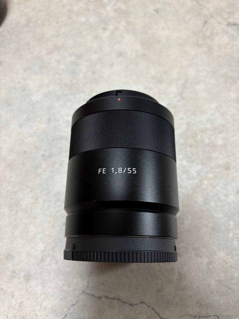 レンズZEISS SonnarT FE55mmF1.8ZA プロテクター付き