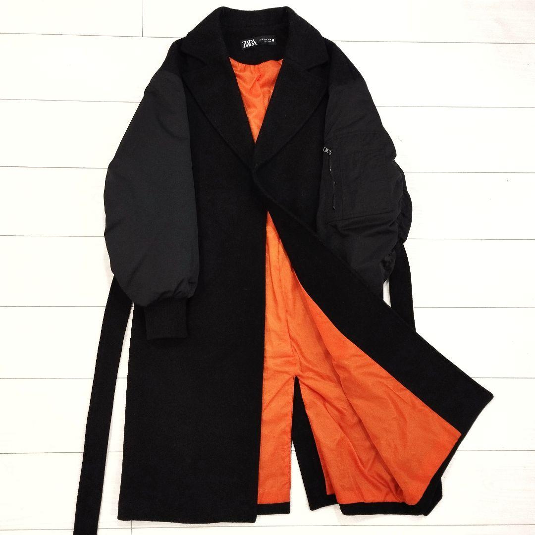 即完売 ザラ ZARA マッチングボンバーコート Sサイズ