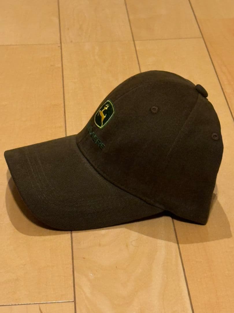 ジョンディア　キャップ　ブラウン