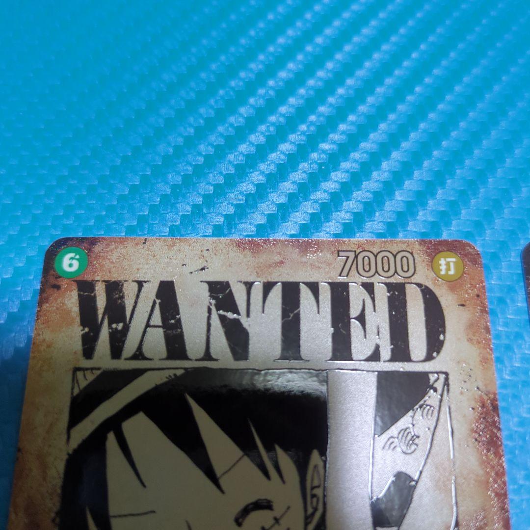 ONEPIECEカード　ルフィ　SP　手配書　受け継がれる意志