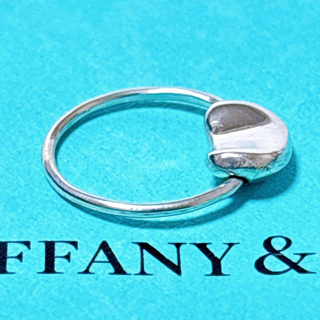 【美品】10号 TIffany ティファニー ビーン 豆 リング シルバー925