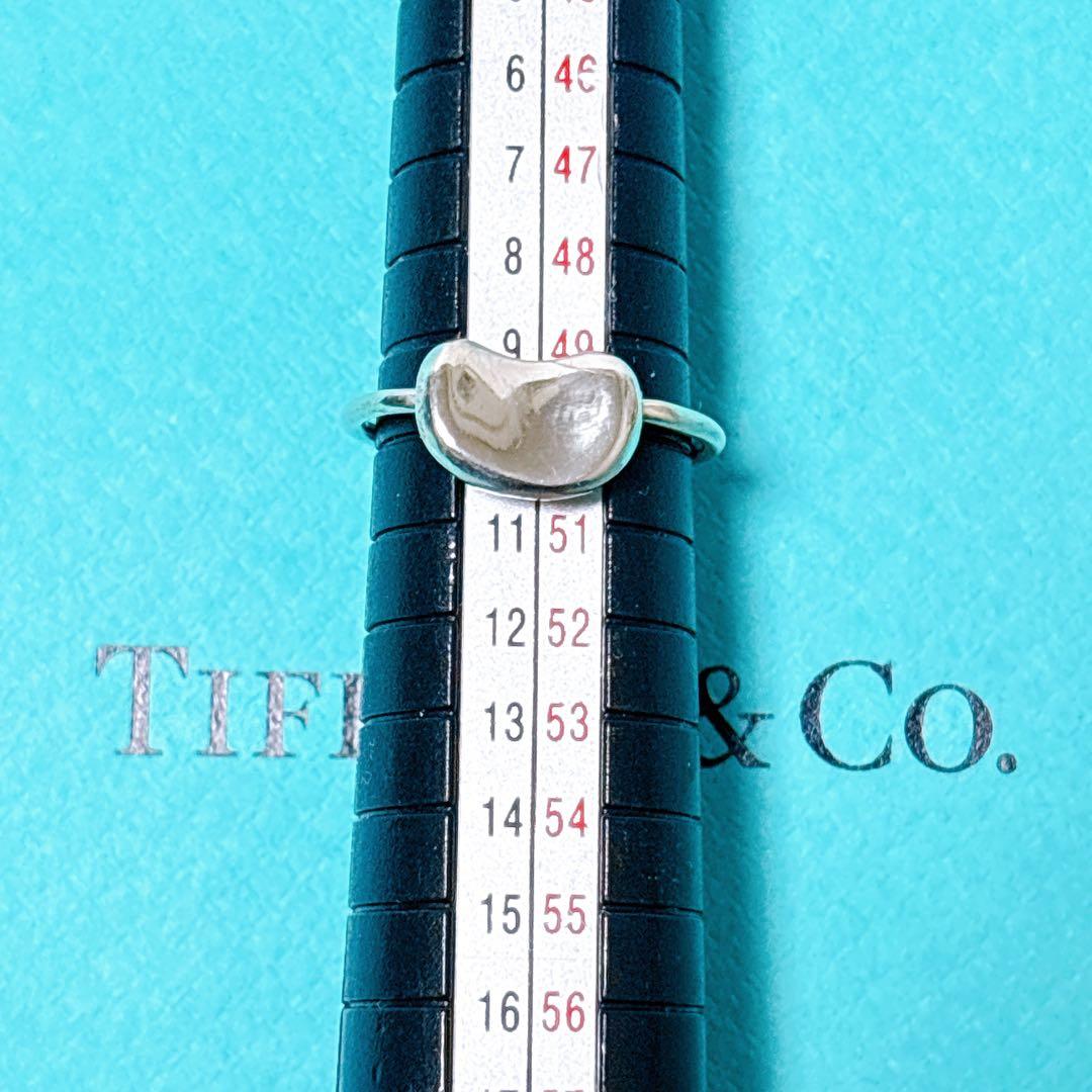 【美品】10号 TIffany ティファニー ビーン 豆 リング シルバー925