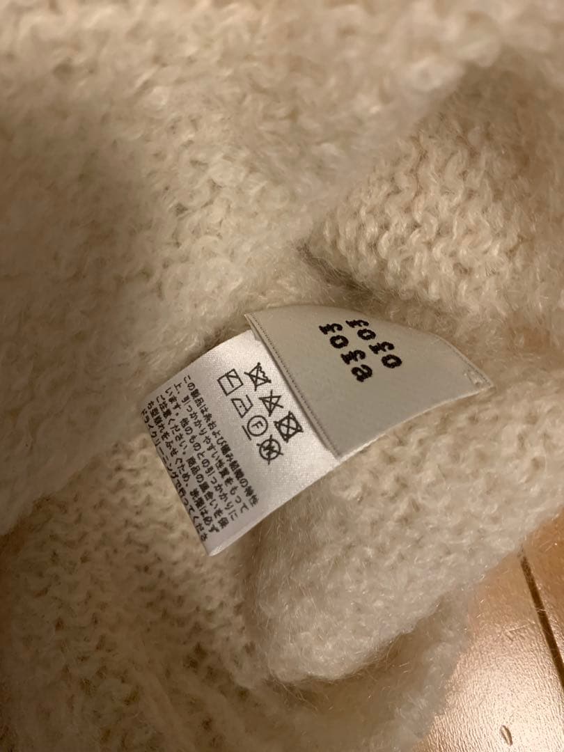 rimee。fofofofa HARVEST KNIT RICE WHIT