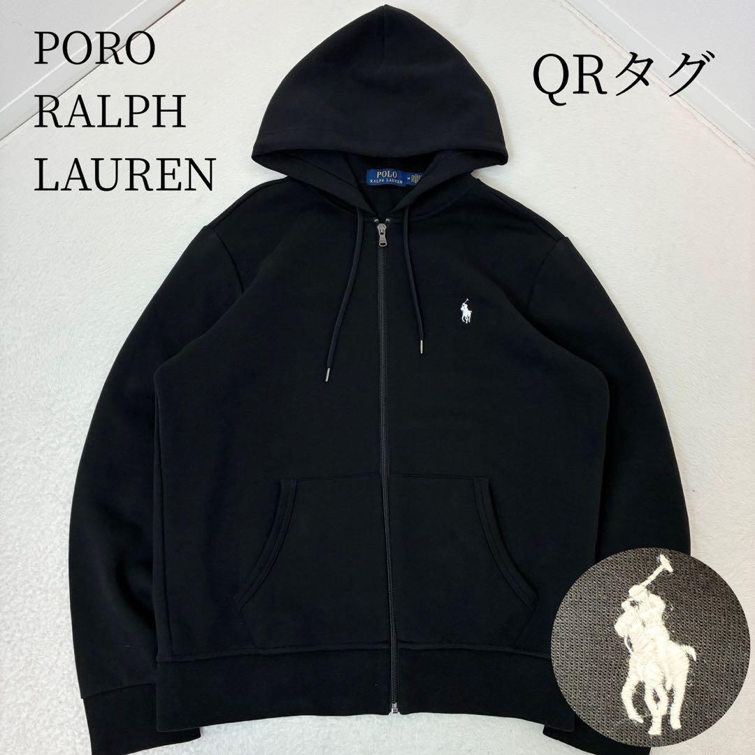 ✨未使用級✨　ポロラルフローレン　パーカー　ブラック　ポニー刺繍　Mサイズ
