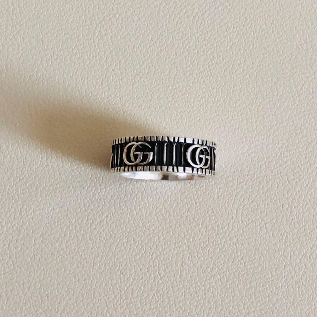 GUCCI ダブルG シルバー リング　20