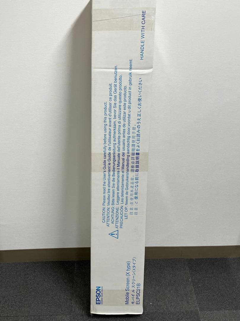 8/31迄の出品【新品未使用】エプソン　モバイルワイドスクリーン　xタイプ