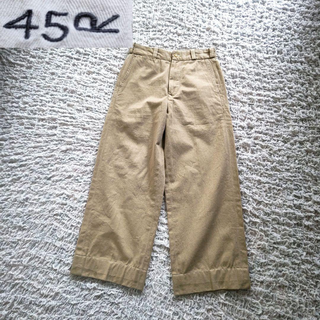 45R おこめチノのシャルロット　ワイドパンツ　ベージュ　サイズ1
