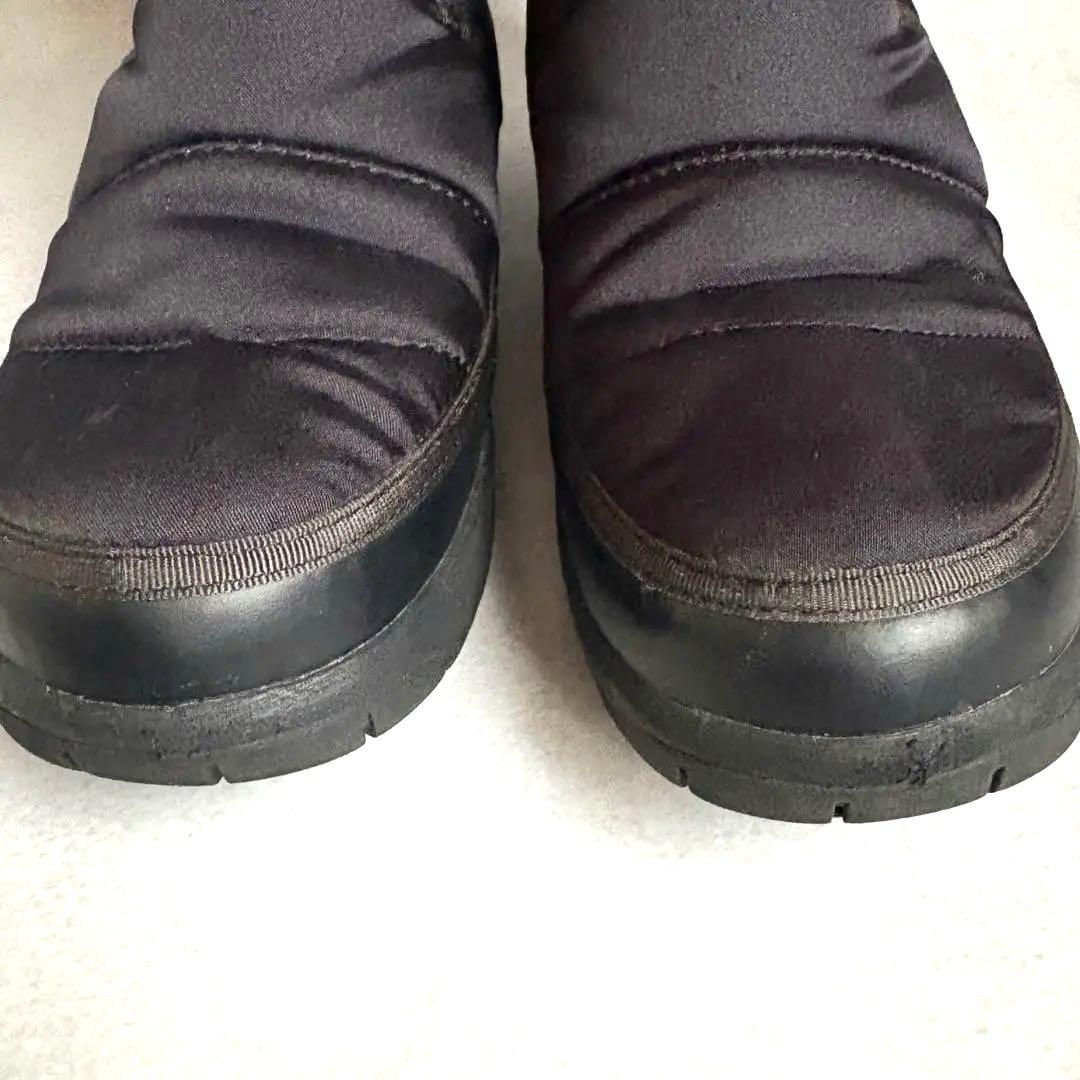 ザノースフェイス 防水ブラックムートンブーツヌプシ アモア 25cm