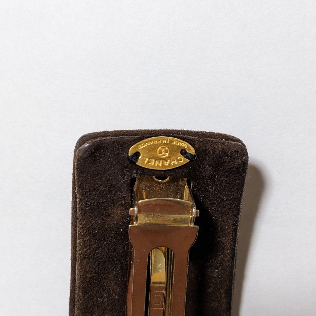 CHANEL ココマーク スエード バレッタ シャネル