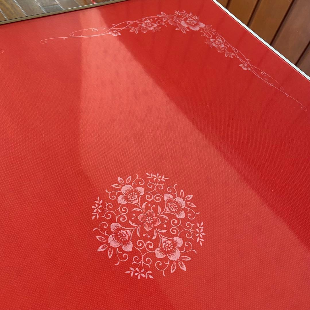 昭和レトロ　1人用　こたつ　花柄天板　レトロポップ　ホリエ