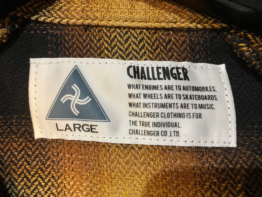 チャレンジャー challenger ネルシャツ オンブレチェック