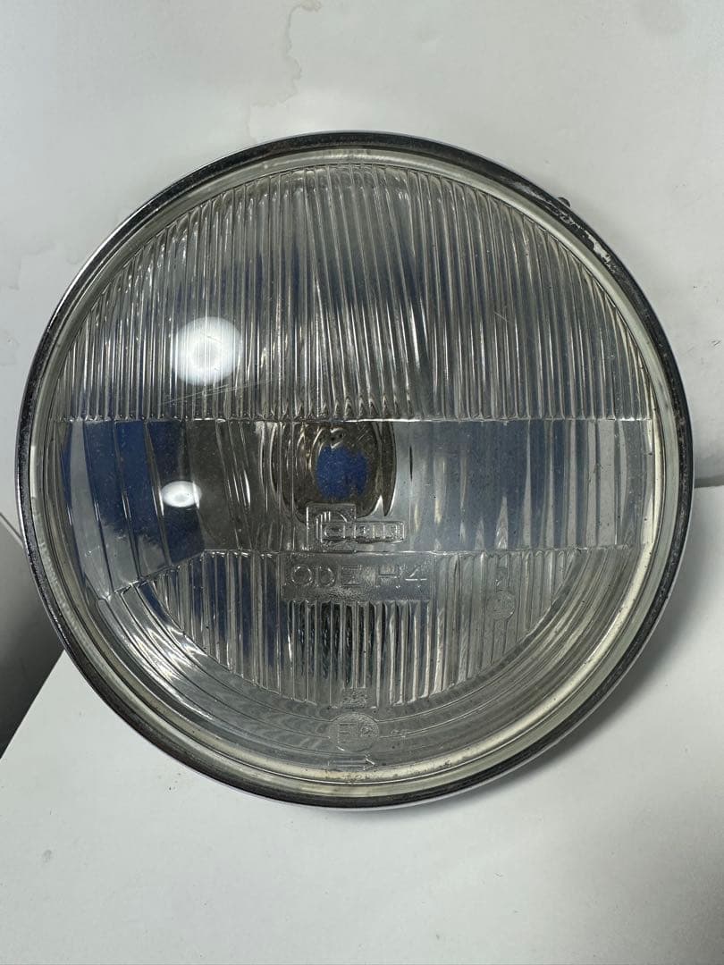 希少廃盤品当時物シビエ一文字180πシビエ凹みレンズ付きヘッドライト