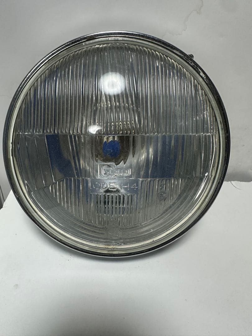 希少廃盤品当時物シビエ一文字180πシビエ凹みレンズ付きヘッドライト