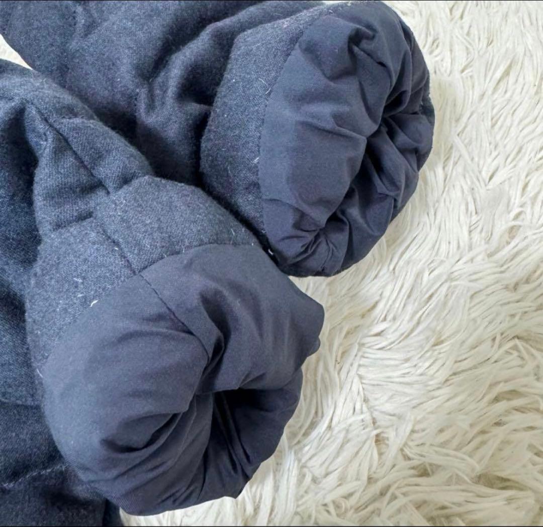 S*u様 TATRASタトラスネイビーAラインウールロングダウンダウン90%