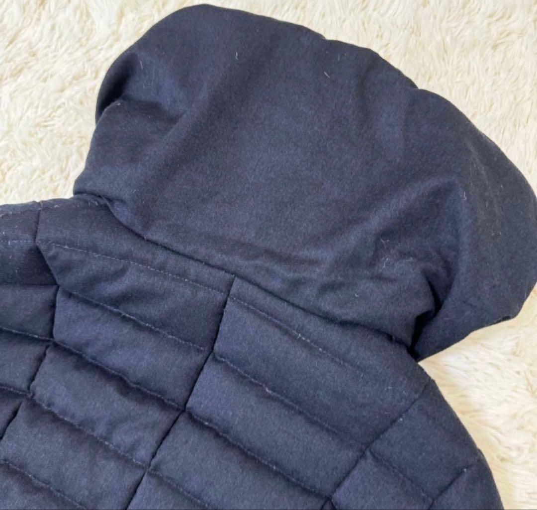 S*u様 TATRASタトラスネイビーAラインウールロングダウンダウン90%