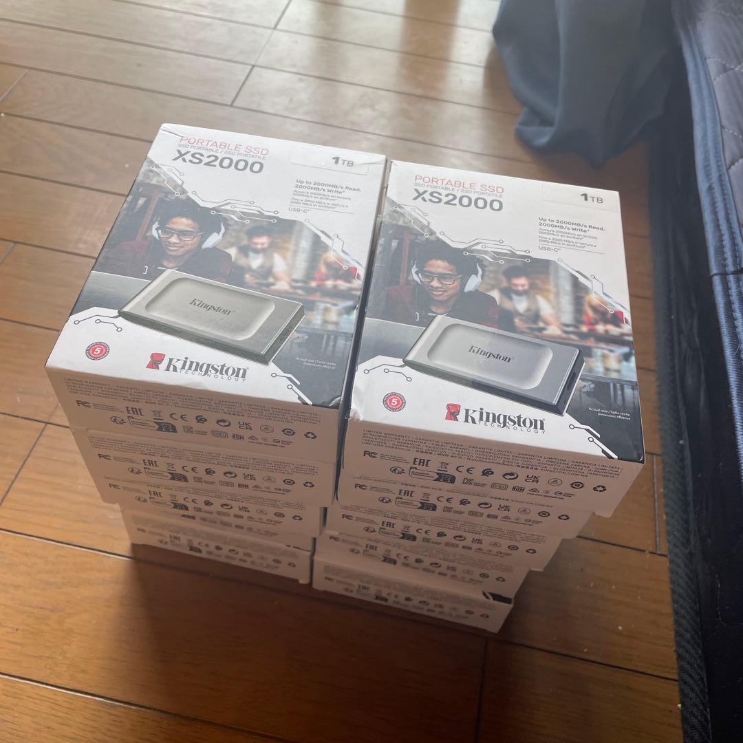 Kingston XS2000 1TB ポータブルSSD 10個セット