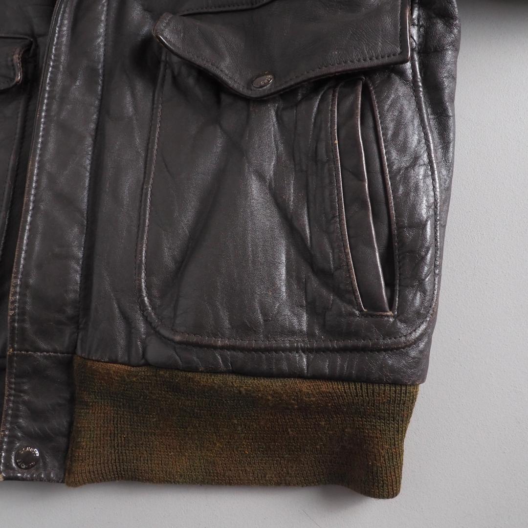 Schott　ショット　38　ライダースジャケット　G-1　ライナー付き　本革