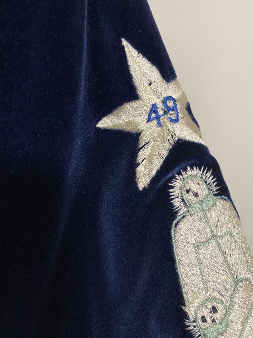 稀少 東洋 スカジャン 別珍 アラスカ Mサイズ 美品 ヴィンテージ シロクマ