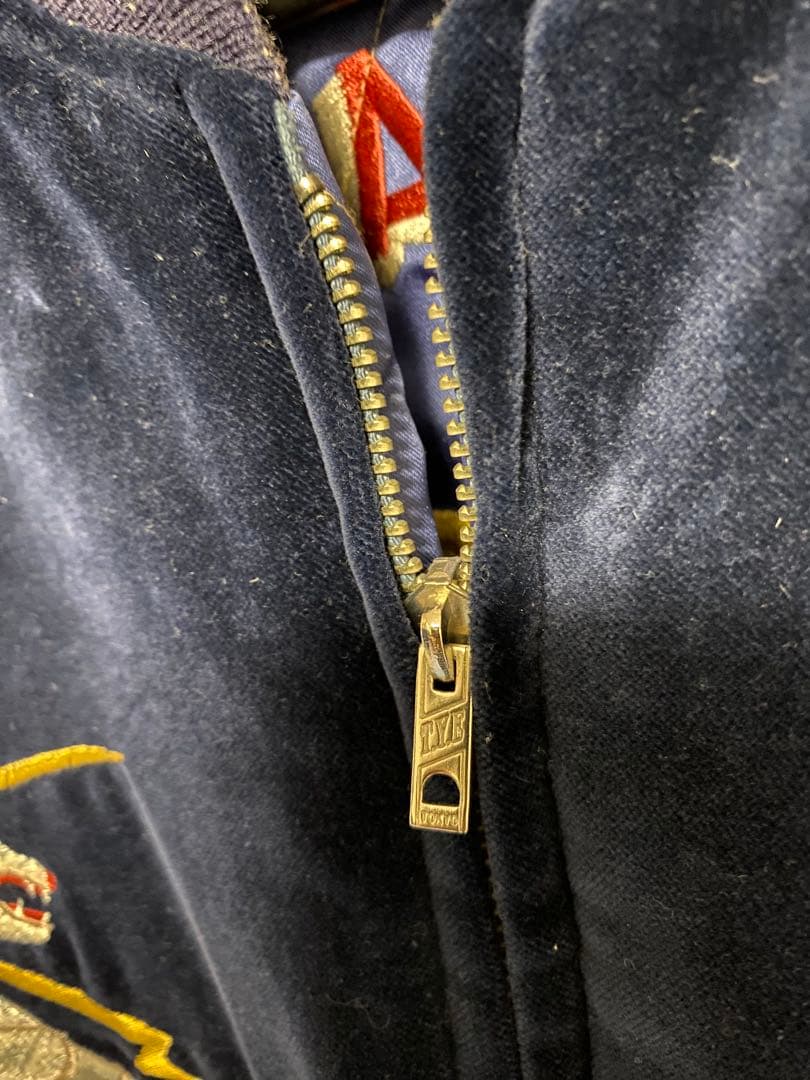 稀少 東洋 スカジャン 別珍 アラスカ Mサイズ 美品 ヴィンテージ シロクマ