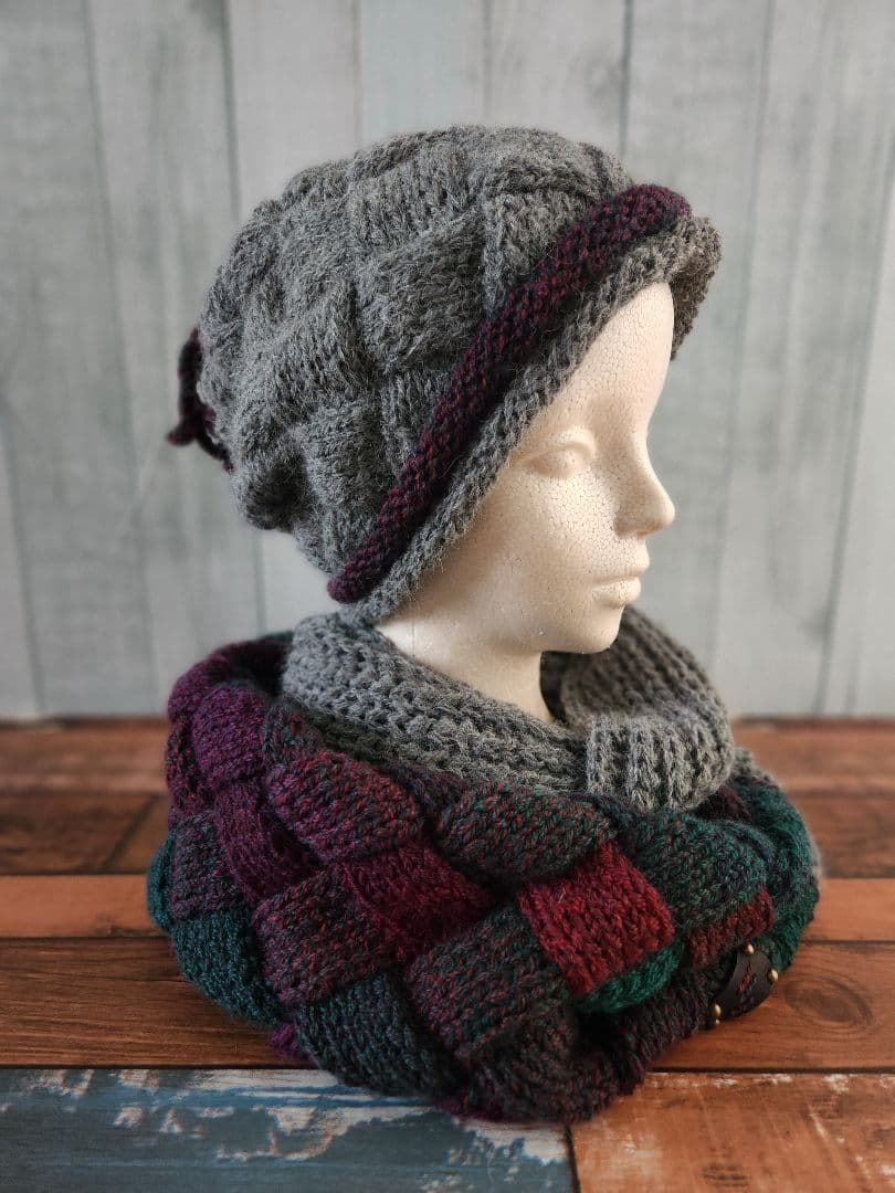 rieeir 様リクエスト　スヌード帽子セット