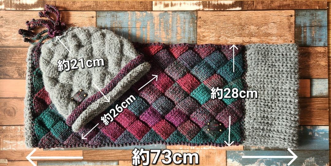 rieeir 様リクエスト　スヌード帽子セット