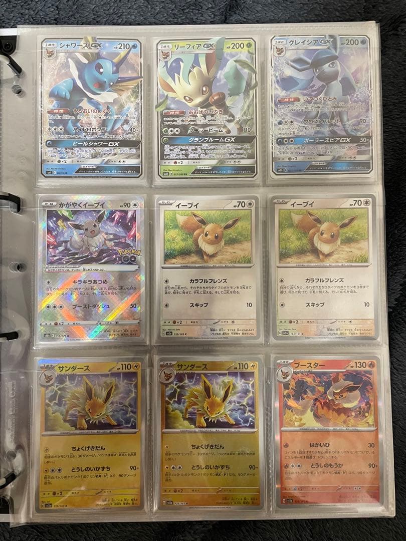 ポケモンカード　引退品　ブイズのみ　ファイル付き