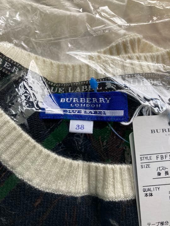 【新品未使用】Burberryブルーレーベル　ウールニット