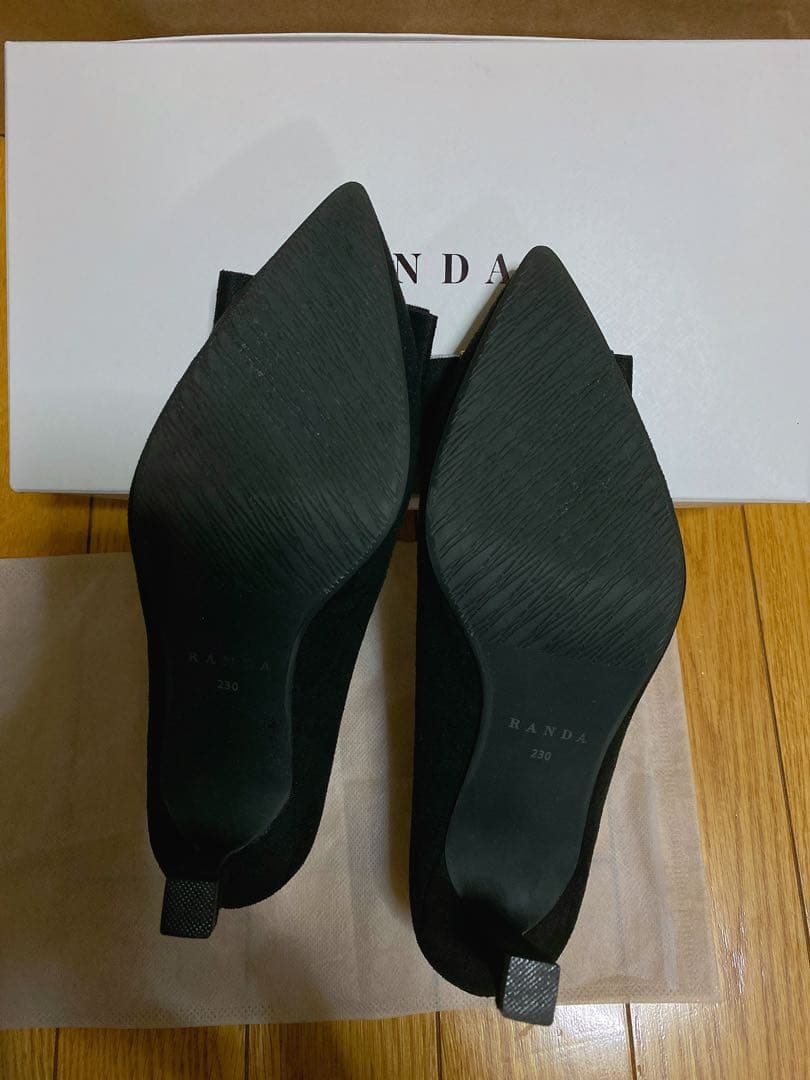 randa 【走れる美脚パンプス】リボンモチーフフィットパンプス