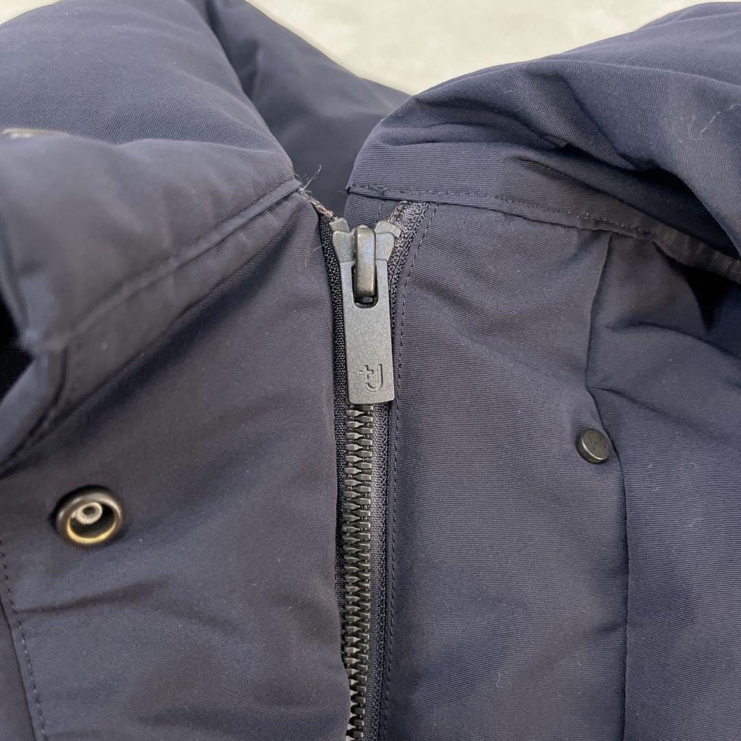 廃盤品❗️希少サイズ❗️ユニクロ +J ハイブリッドダウンジャケット 紺 3XL