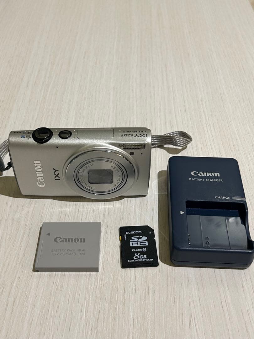 Canon IXY 620F コンパクトデジタルカメラ　充電器SDカード付
