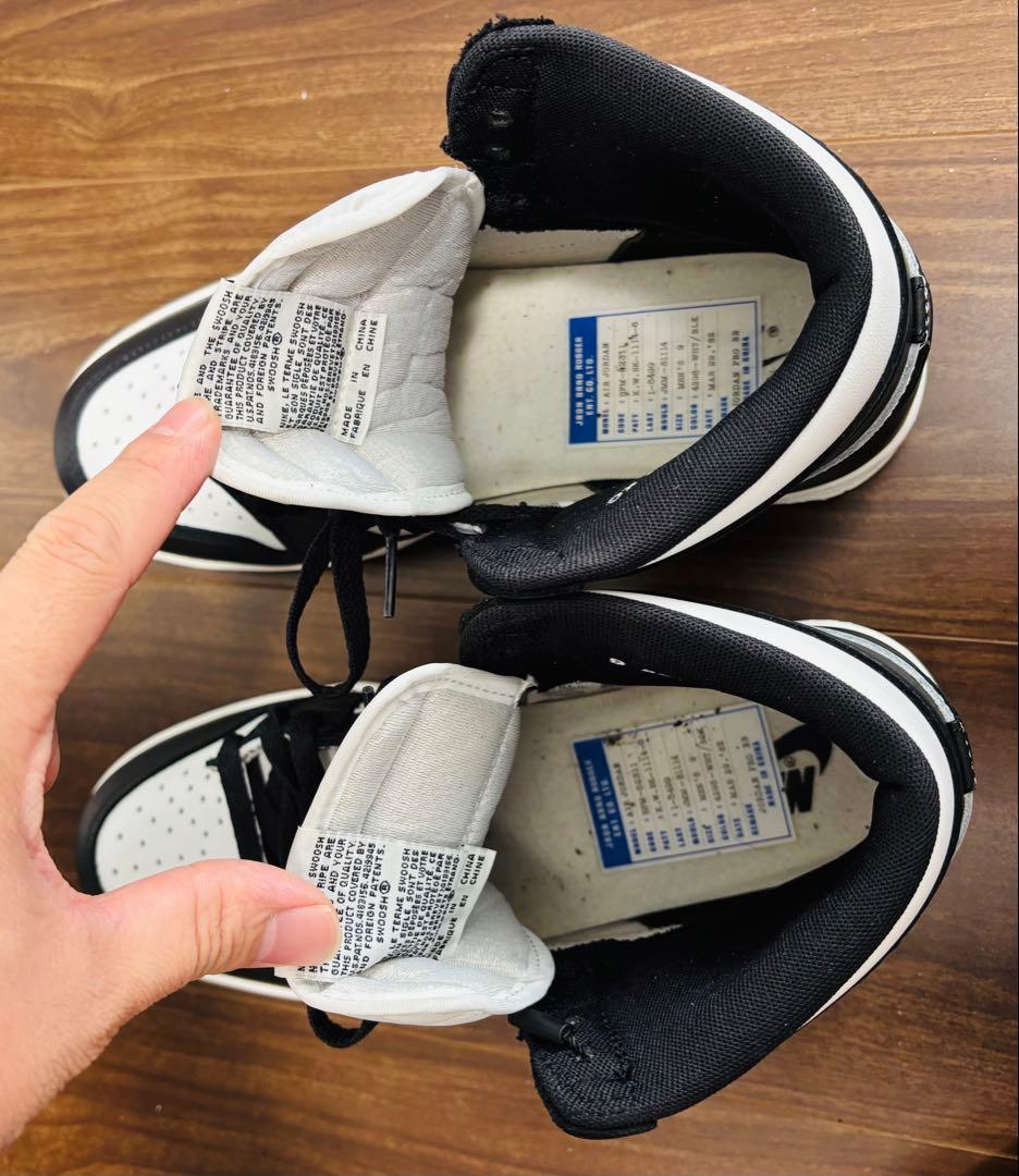 靴 Nike Air Jordan 1 High '85 \"Black/White