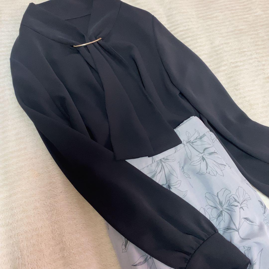 Morin様レディースまとめ売り　大人フェミニン　グレー　花柄　シンプル　ニット