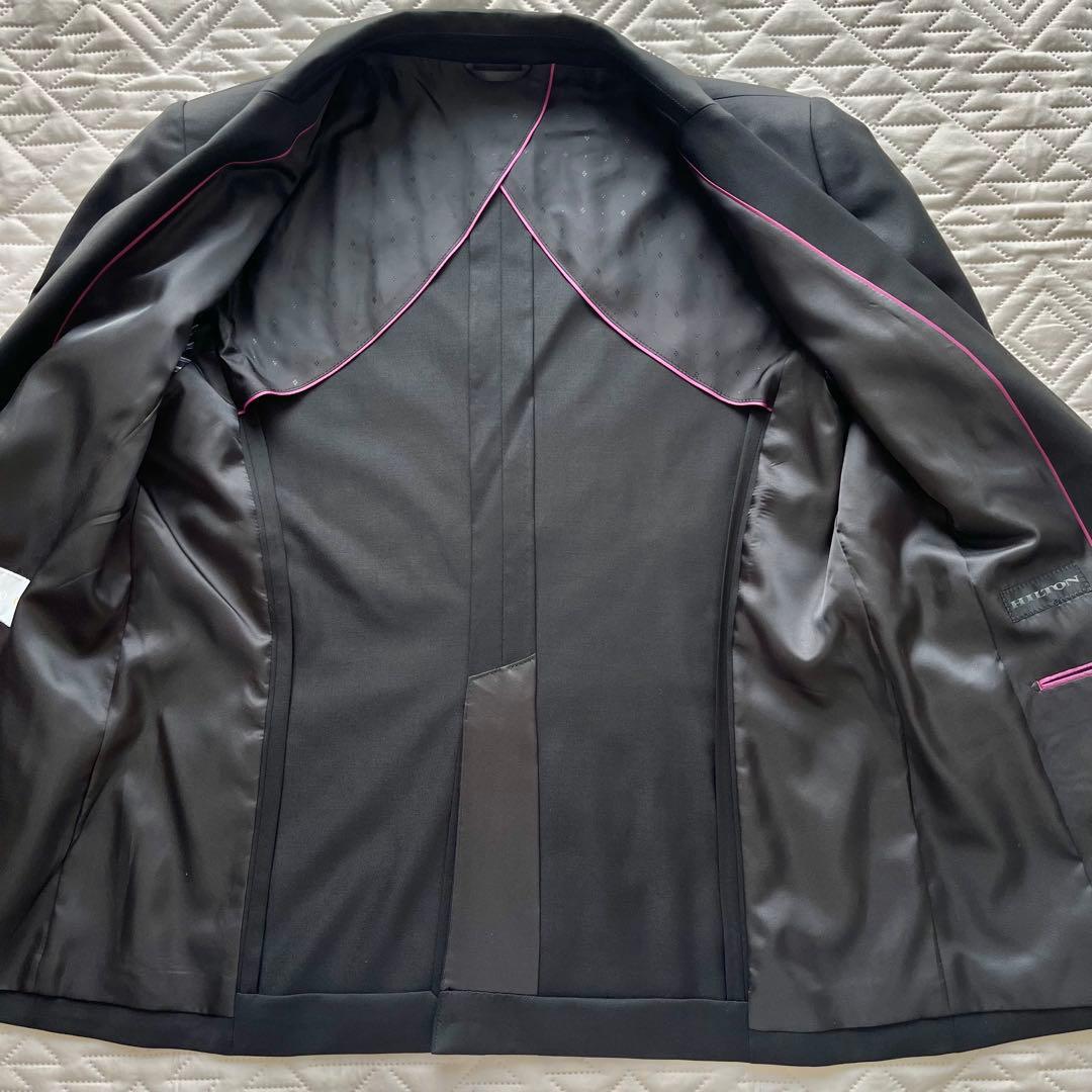 【新品】Hiltonヒルトン REDAレディーススーツブラック ゆったりサイズ