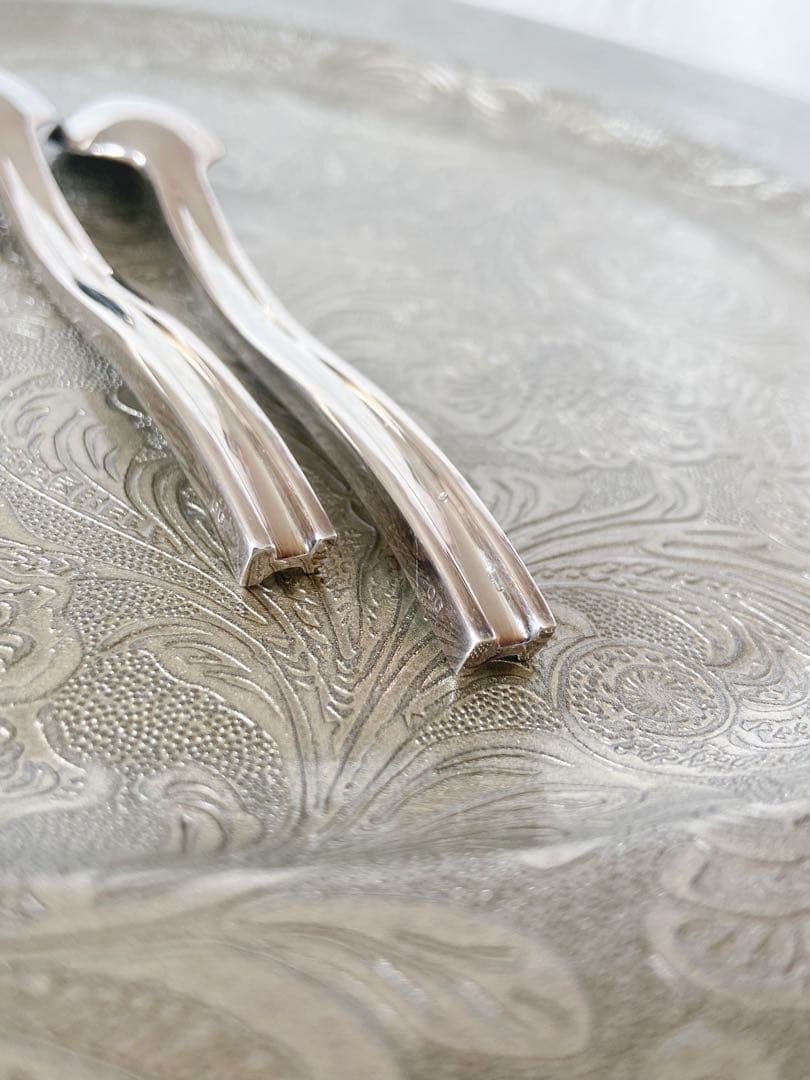 エルメス　Hデザイン　スプーン　シルバープレート　2本セット14センチ