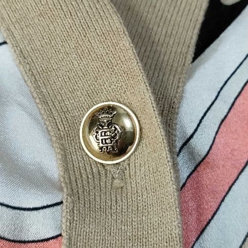 【美品】EMILIO PUCCI/エミリオプッチ　カーディガン　シルク　S