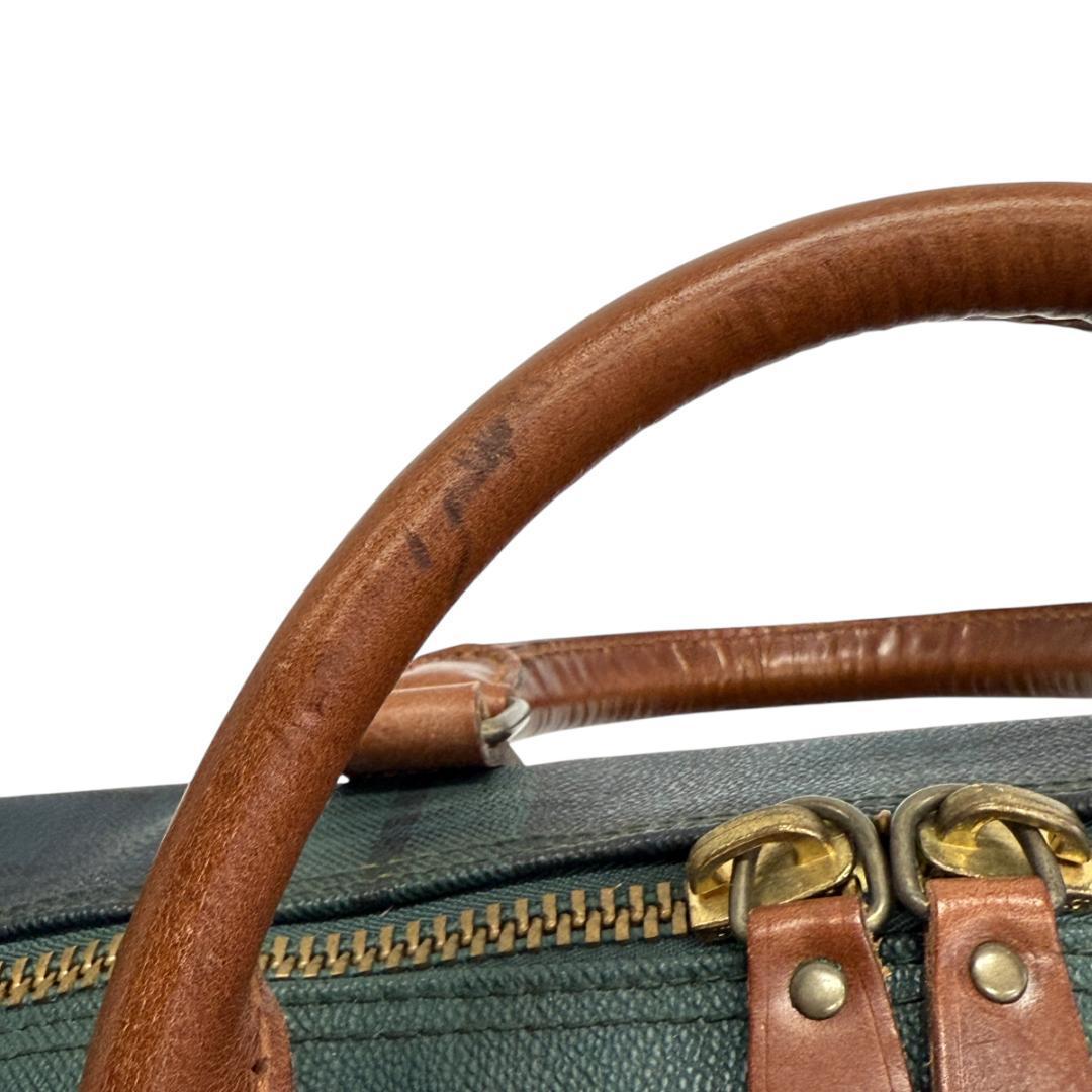 美品 ポロ ラルフローレン ボストンバッグ 2WAY グリーン チェック柄