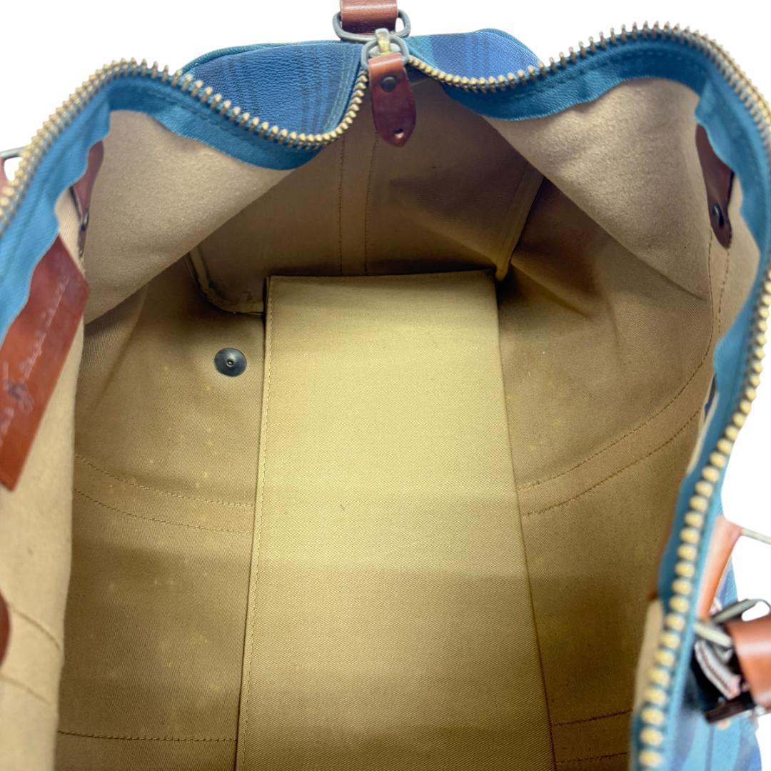 美品 ポロ ラルフローレン ボストンバッグ 2WAY グリーン チェック柄