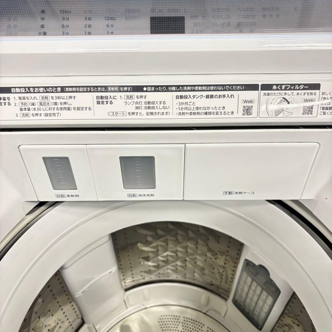 501 パナソニック　大型洗濯機　11キロ　小型　一人暮らし　家庭用　自動投入