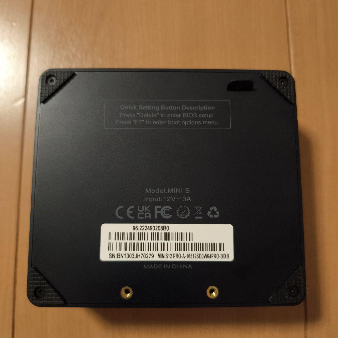 【美品】Beelink MINIS ミニPC Intel N100