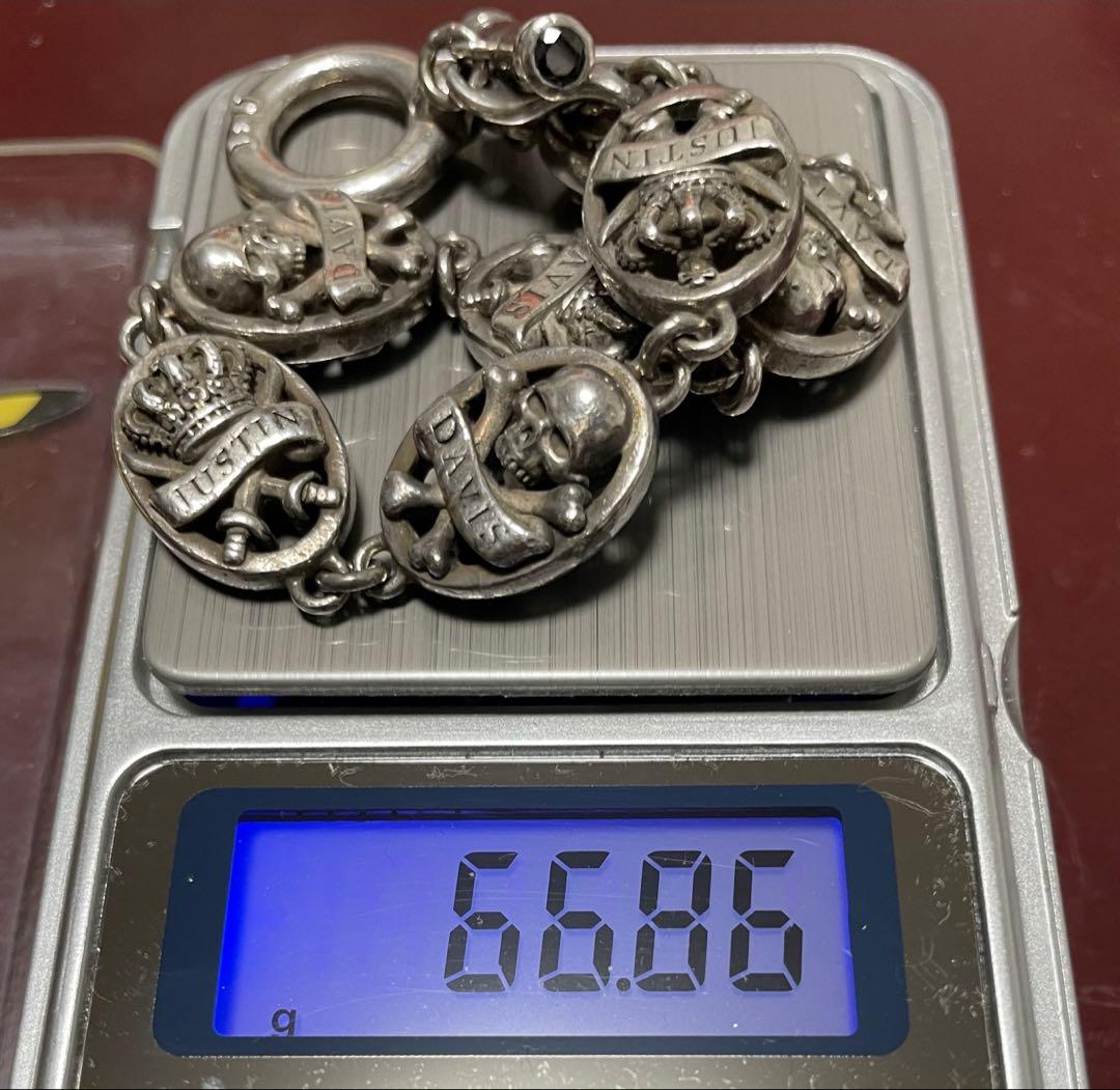 justin davis ブレスレット　silver 925 廃盤