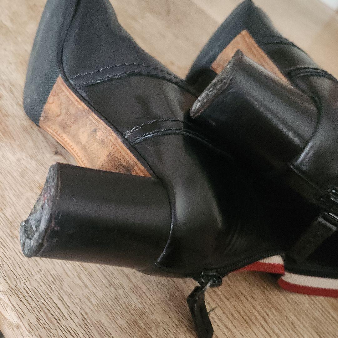 BALLY　バリー　黒　ロングブーツ　39　イタリア製　箱　保存袋　ファスナー開