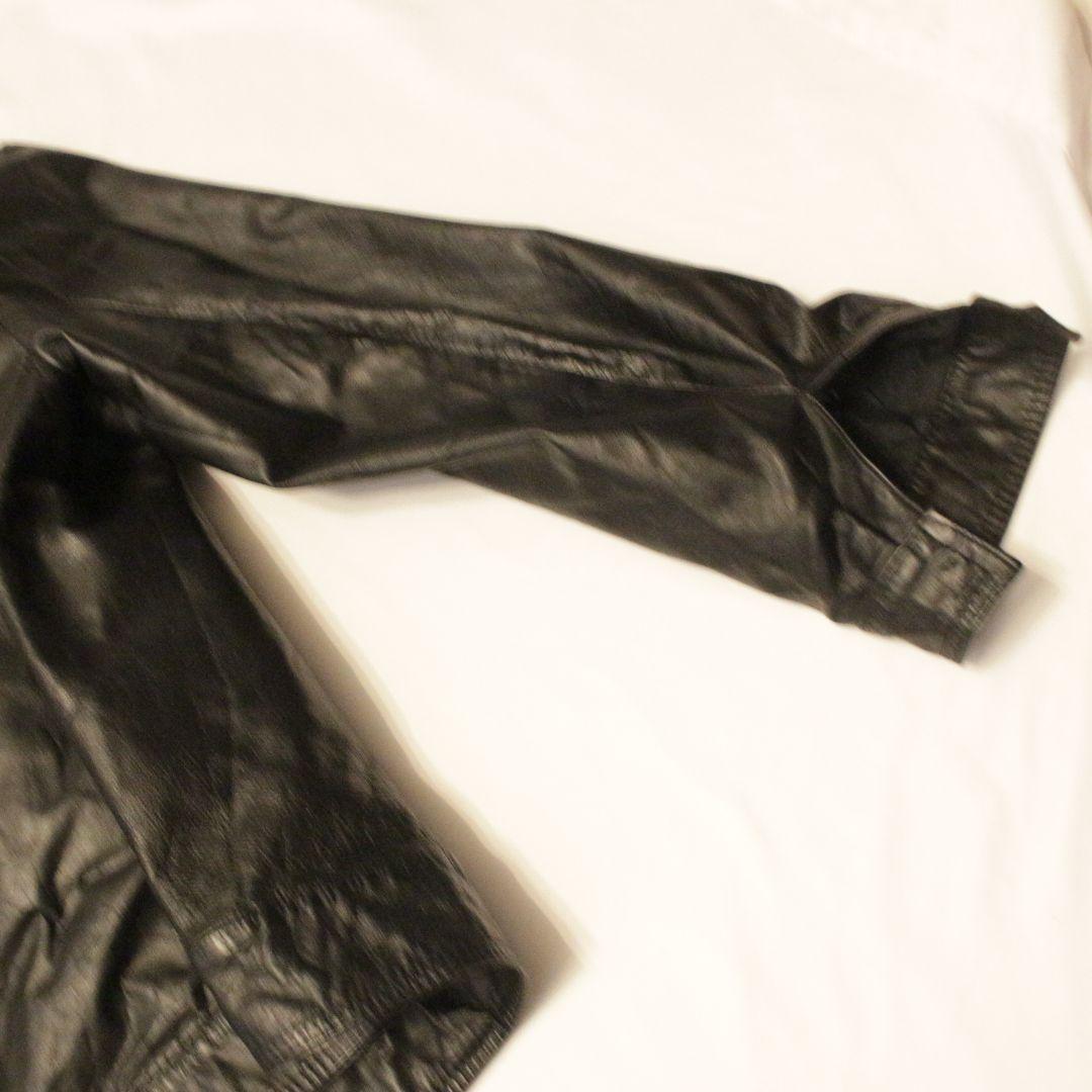 レザージャケット gジャン トラッカージャケット ブラック