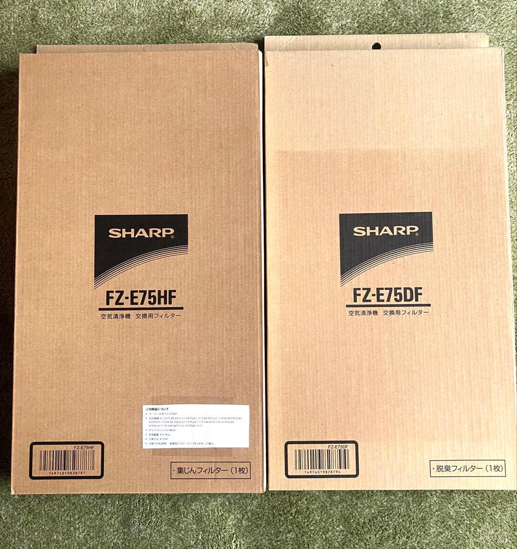 SHARP 加湿空気清浄機　脱臭フィルターと集塵フィルター
