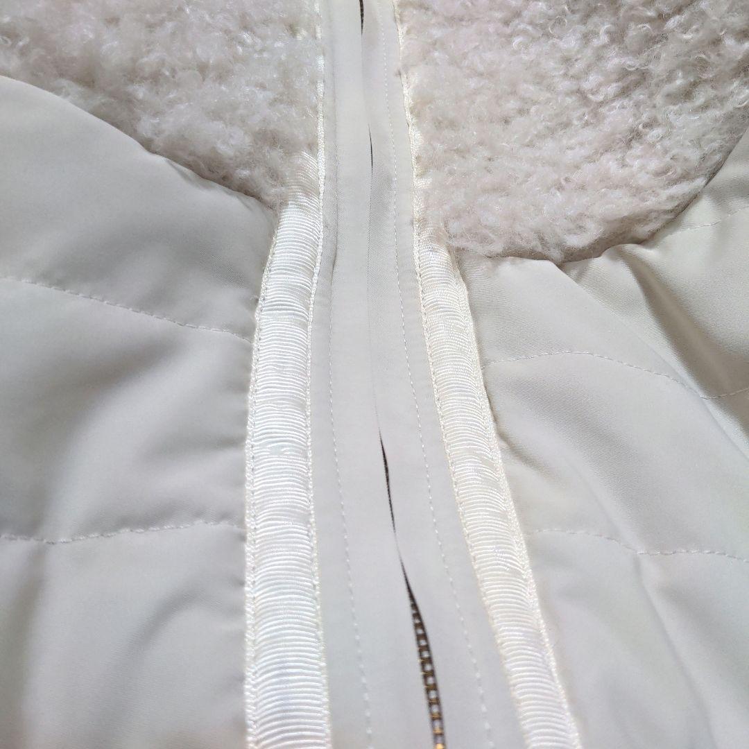 デザインアエラ　プードルファーベスト　リバーシブル　ホワイト