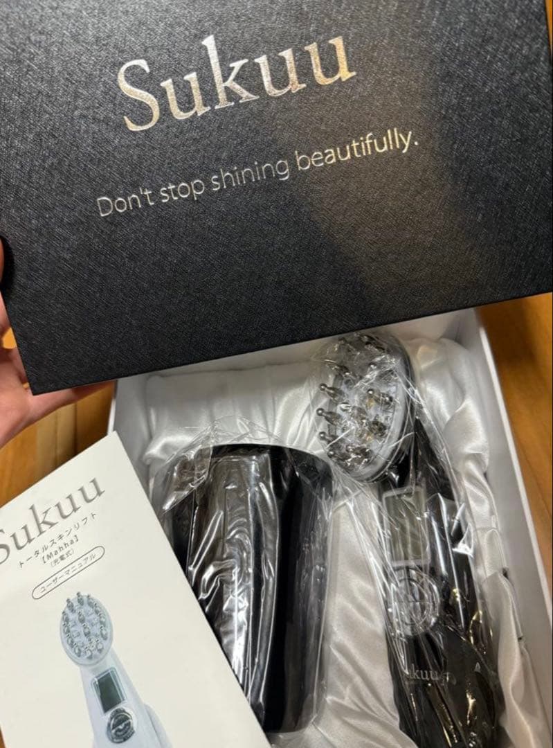 さ*ん様 新品未使用　MAHHA Sukuu 美顔器 (ブラック)