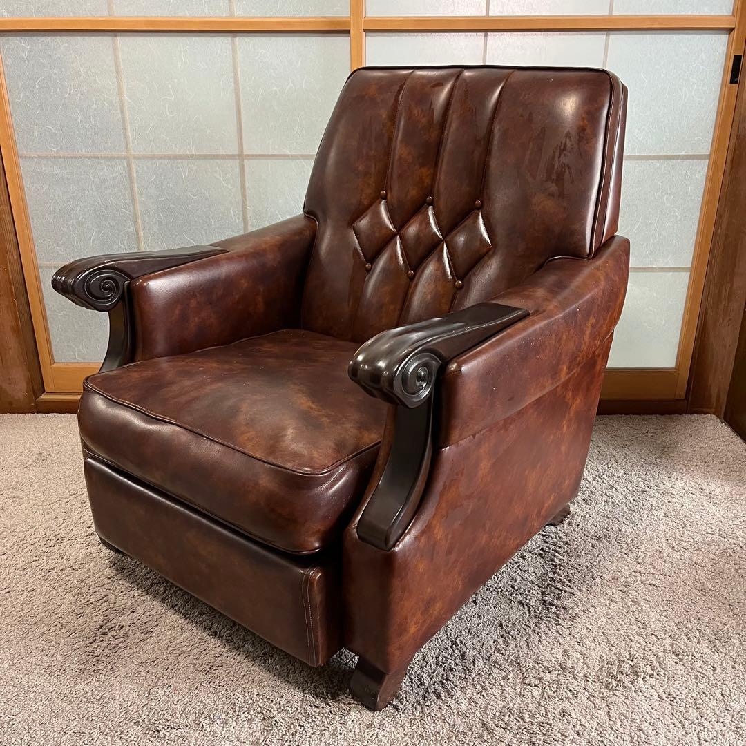 8/31まで！　コメント読んでください　高級　1人掛けソファー　アームレスト付き