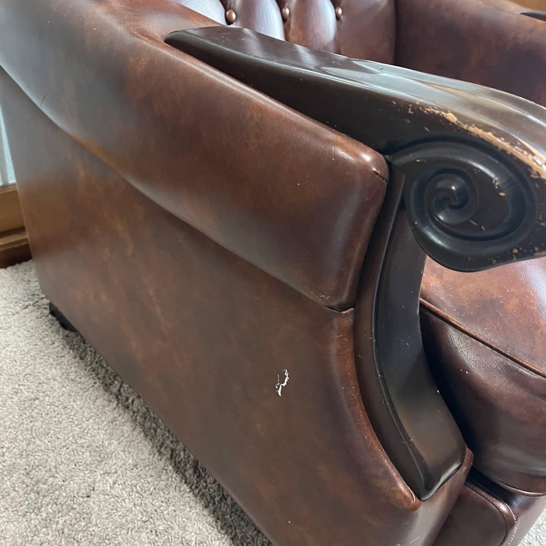 8/31まで！　コメント読んでください　高級　1人掛けソファー　アームレスト付き