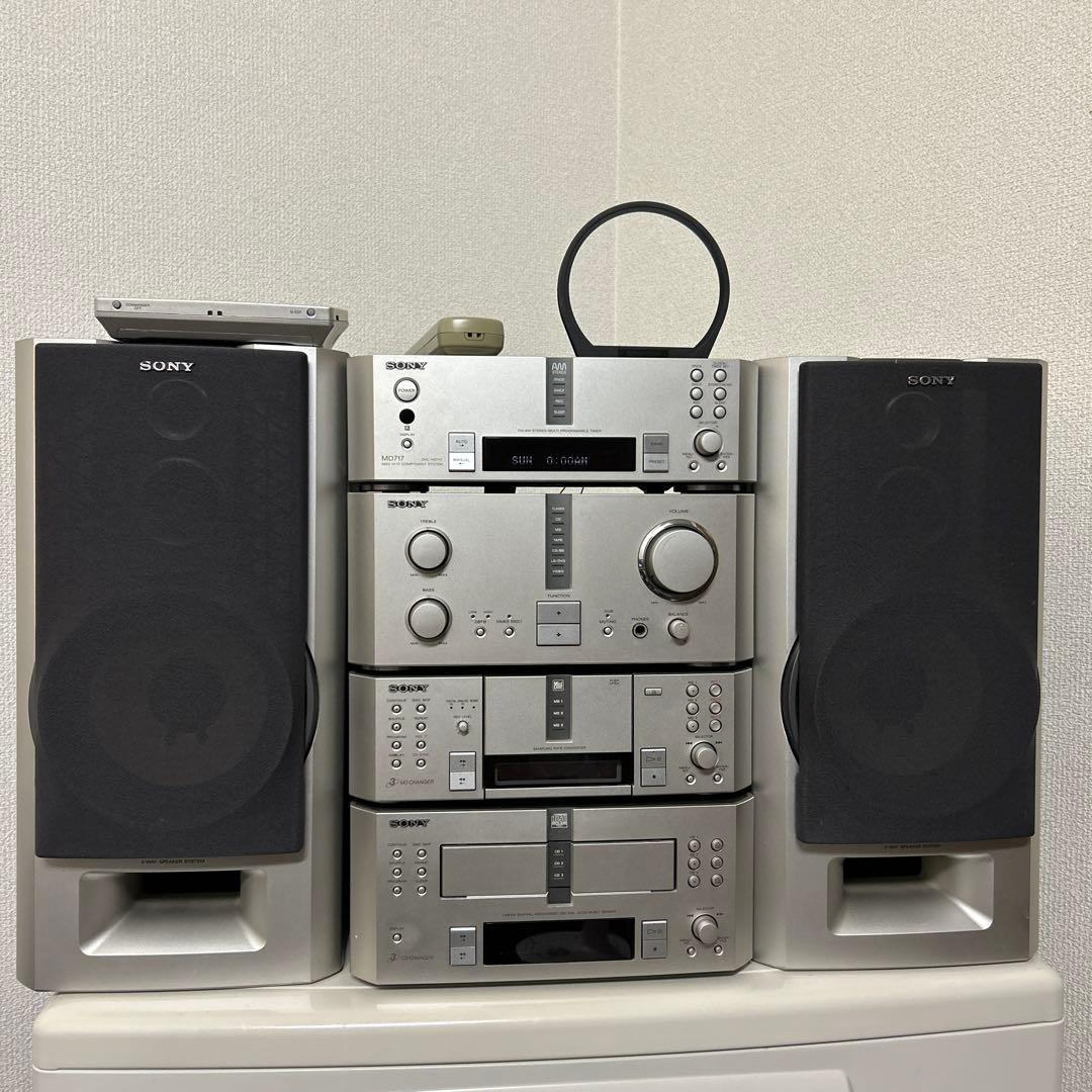 ラジオ・コンポ SONY MD717