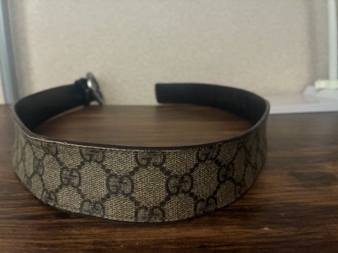 GUCCI グッチ 114984 インターロッキングGG柄 PVC シルバー金具