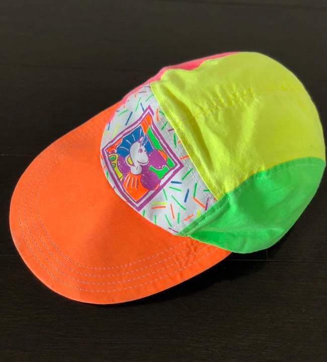 ミッキー　ジェットキャップUSA製 古着 アメリカ製 ディズニー